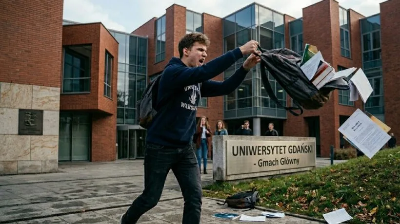 International student considering dropping out or changing university degree in Tricity Poland