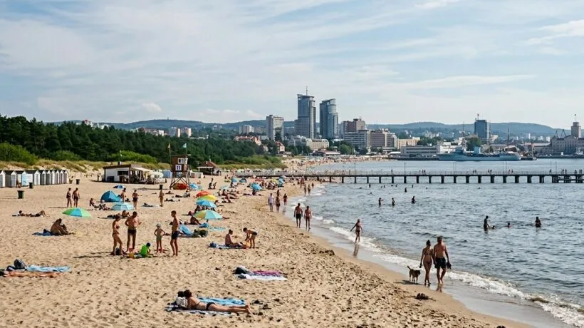 Student rezerwujący miejsce w akademiku w Trójmieście przy użyciu laptopa w roku akademickim 2026/2027