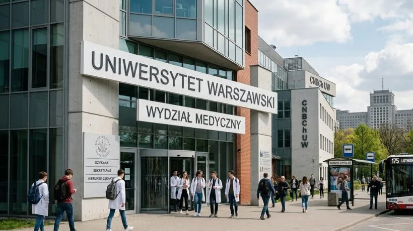 prezentująca najpopularniejsze i najbardziej obiecujące kierunki studiów w Warszawie w 2027 roku.