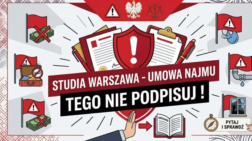 Klauzule abuzywne w umowie najmu w Warszawie – czego student nie powinien podpisywać