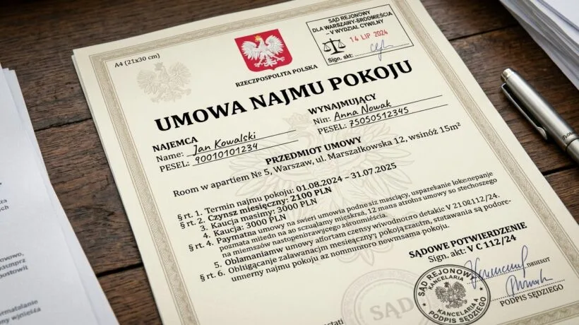 Praktyczny poradnik dla studentów w Warszawie, jak poprawnie podpisać umowę najmu pokoju i na jakie kruczki prawne warto kurwa uważać, aby nie stracić pieniędzy.