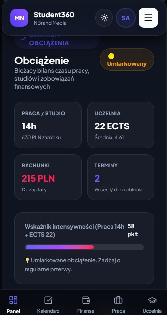 Student360 — podgląd aplikacji