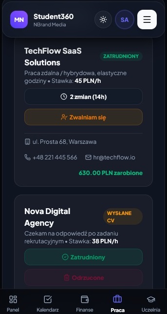 Praca dla studenta Student360